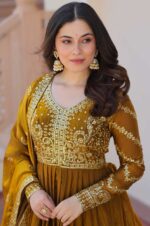 Fendy-Mehendi-Embroidered-Gown-With-Dupatta-–-Elegant-Partywear-Anarkali-2