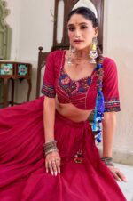 Gamthi-Print-Pink-Lehenga-Choli-with-Tasar-Silk-Dupatta4
