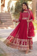 Gorgeous-Pink-Faux-Blooming-Gown-with-Heavy-Zari-&amp;-Sequin-Embroidery-4