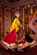 Multi-Color-Black-Yellow-Viscose-Cotton-Silk-Kutchi-Work-Lehenga-Choli3