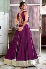 Rayon-Gamthi-Work-Lehenga-with-Cowrie-Lace-Blouse-2