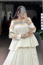 White-Lehenga-Choli-With-A-Multi-Colored-Patchwork-Or-Embroidered-Border3