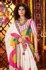 White-&amp;-Purple-Gajji-Silk-Lehenga-Choli-with-Digital-Print-&amp;-Mirror-Work2