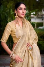 Golden-Jacquard-Silk-Saree