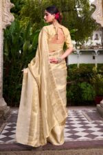 Golden-Jacquard-Silk-Saree-4