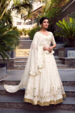 Ivory-Silver-Glossy-Sequins-Embroidered-Lehenga-Choli-with-Dupatta-2