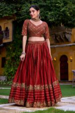 Regal-Maroon-Rangoli-Crush-Embroidered-Lehenga-Choli-With-Dupattaa-4