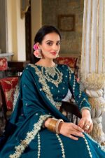 Teal-Vichitra-Silk-Embroidered-Lehenga-Choli-with-Dupatta3