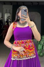 Vibrant-Purple-Rayon-Gamthi-Embroidered-Lehenga-Choli4